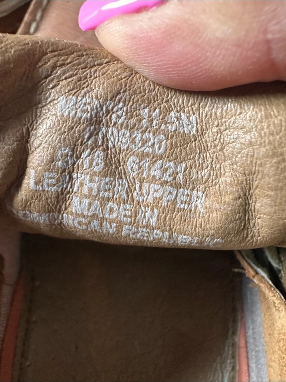 Sperry Top-Sider Billfish 3-Eye Boat Shoes Mens Cognac Leather Loafers Size 11.5